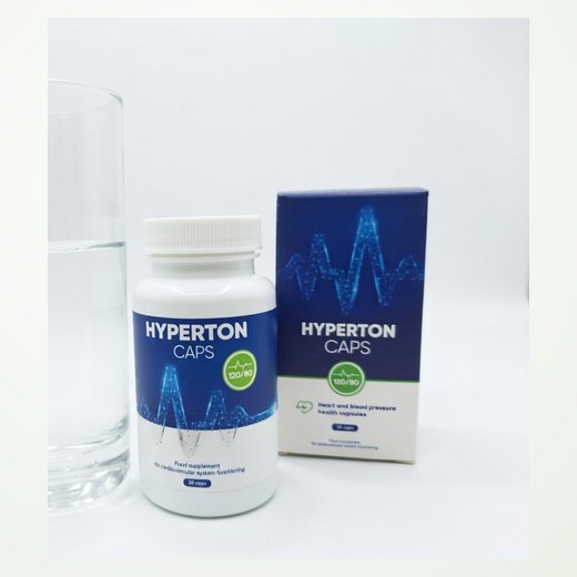 Hyperton Caps — ambalajul produsului